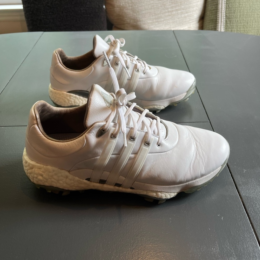 Adidas Men's White Golf Shoes